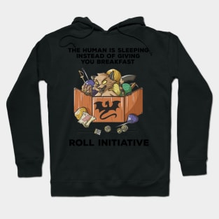 RPG Pen and Paper PnP Cat Roleplaying Cats Meme DM Gift Idea Hoodie